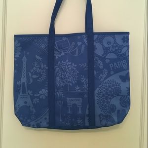 Vintage Lancome Blue Paris Tote